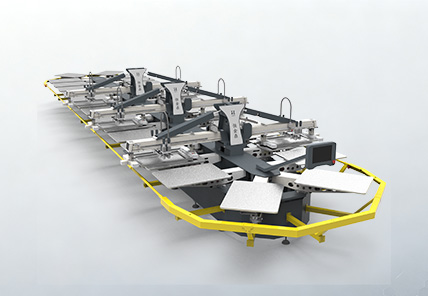 Oval Automatic Screen Printing Machine