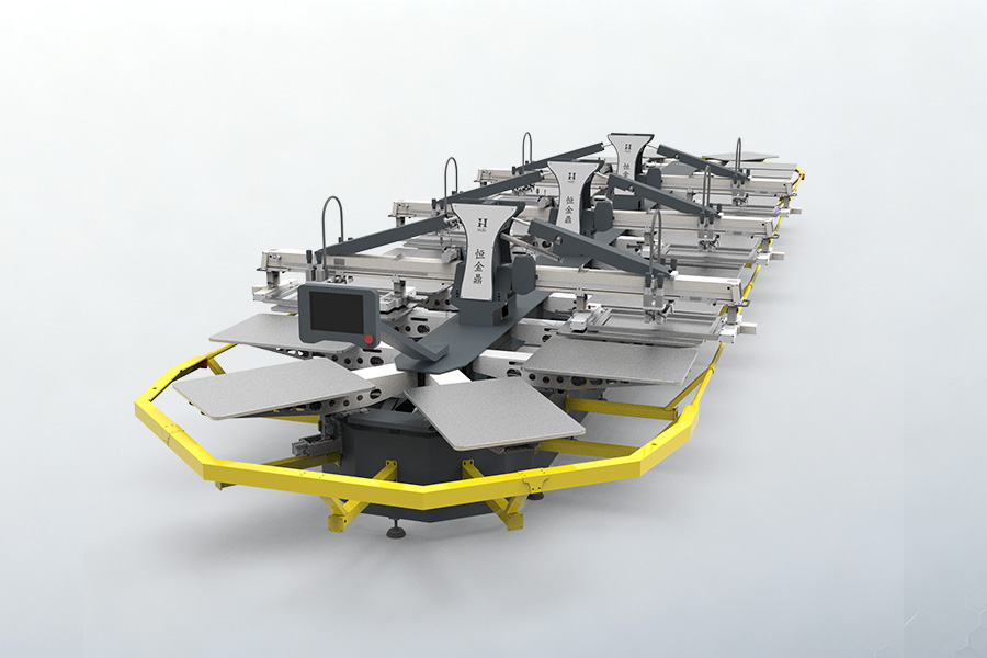 Oval Automatic Screen Printing Machine