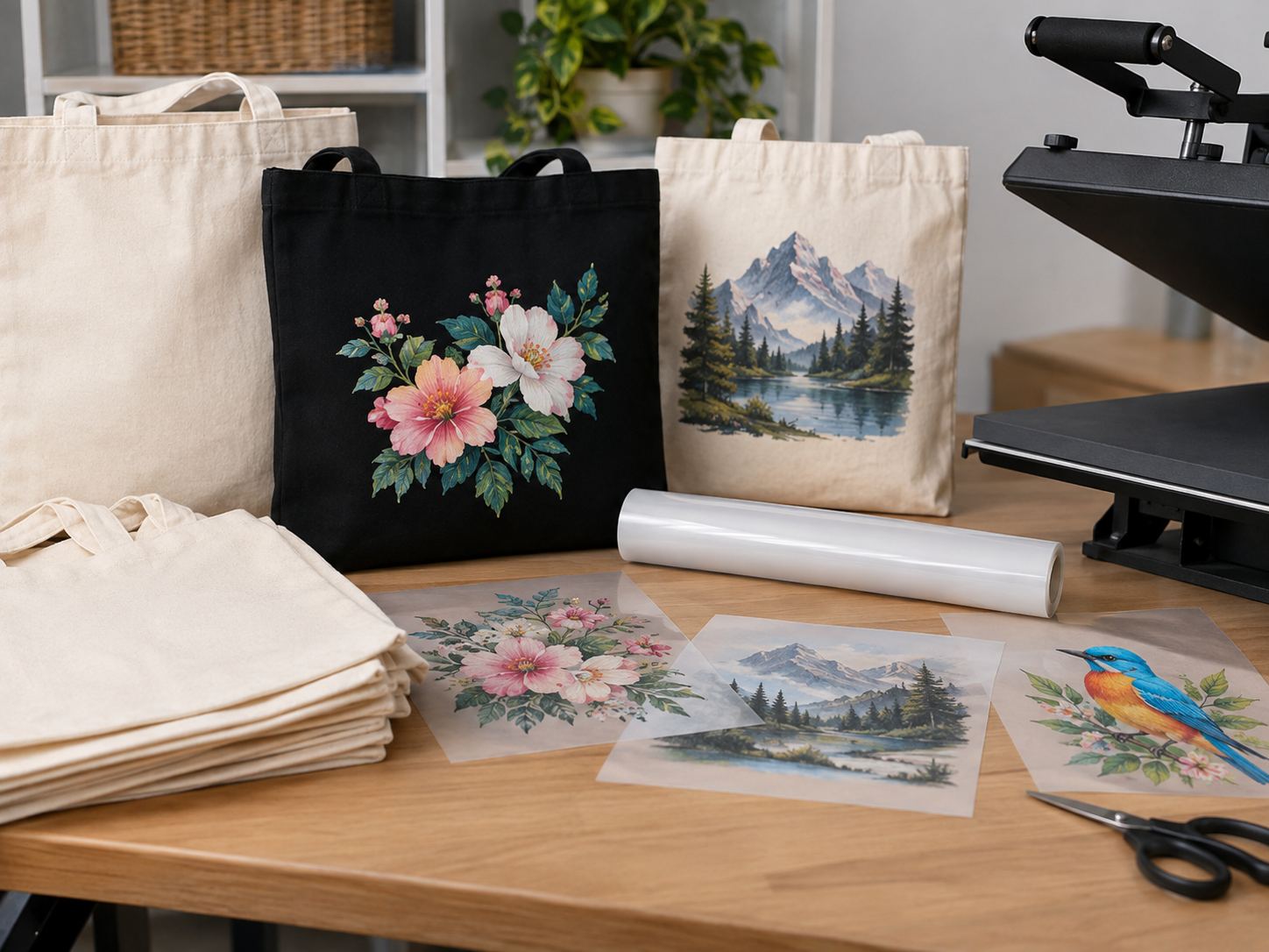 Custom apparel and accessories decorated with digital garment printing